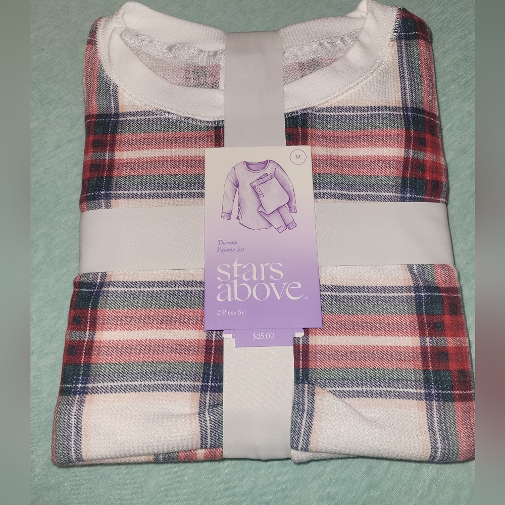 Stars Above Thermal Pajamas Size M